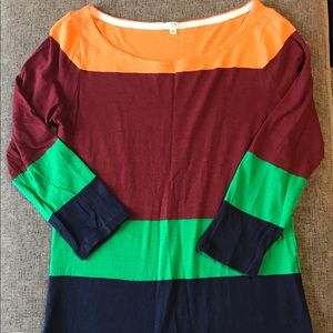 EUC J. Crew 3/4 sleeve top!